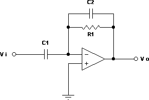 Filter First Order Highpass III inverting