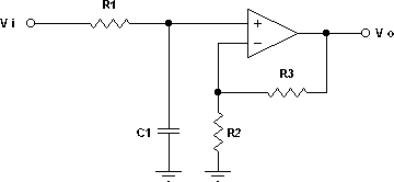 Filter First Order Lowpass II non-inverting