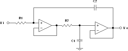 Filter Bach Second Order Lowpass non-inverting