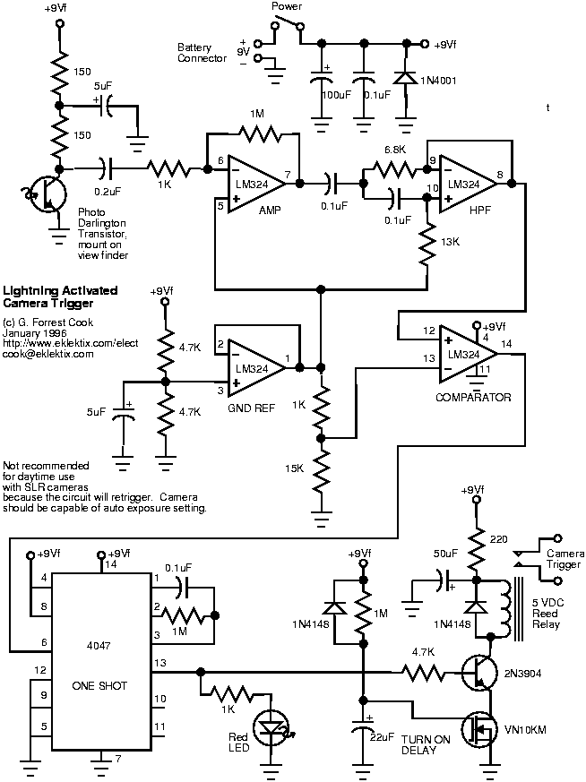 Lightning Activated Camera Shutter Trigger · CircuitsArchive