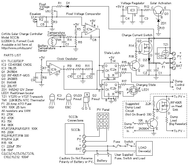 SCC3 20A 12V Solar Charge Controller · CircuitsArchive